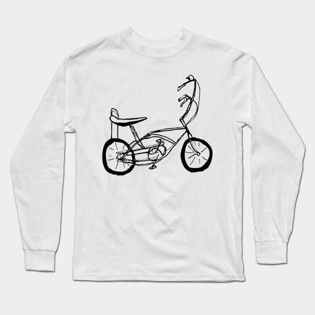 Schwinn Stingray Bicycle Long Sleeve T-Shirt by eVrydayART